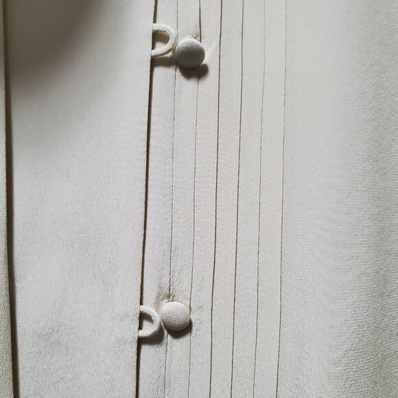 Ann Taylor Silk Blouse with Tie Neck | 2 - Picture 5 of 6